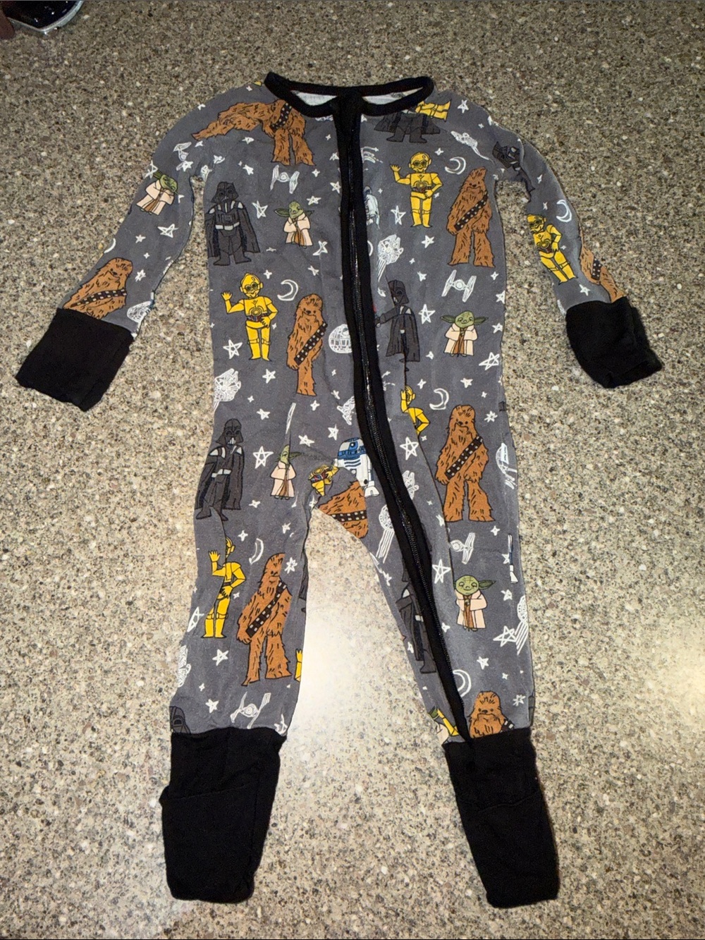 Little Sleepies Star Wars One-Piece Footed Pajamas